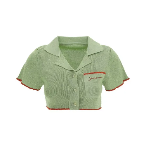 Jacquemus CROP TOP Женский Зеленый