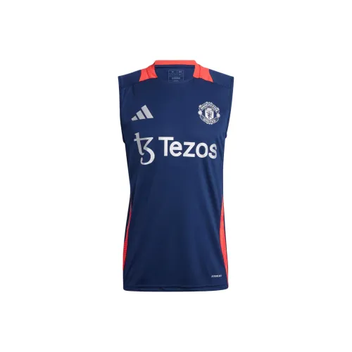 Adidas SS24 Футбол Джерси Мужской Синий