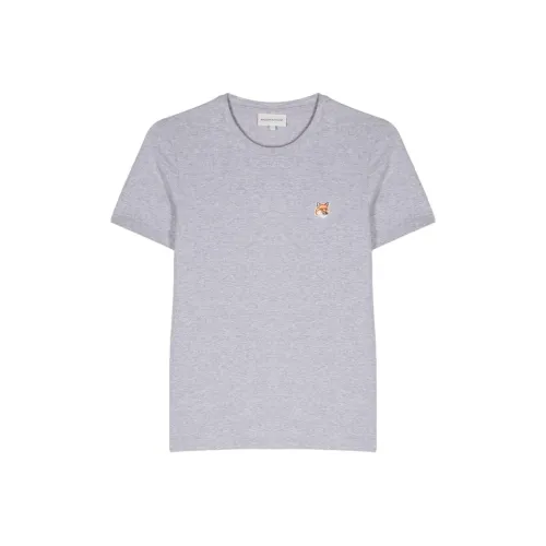 Maison Kitsune SS24 T Рубашка Женская Серого цвета