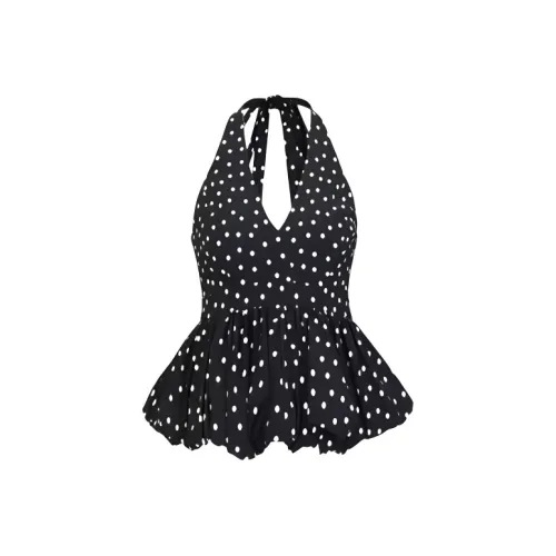 TIBINB Черные Женские Майки