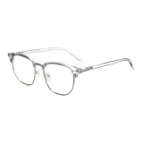 Яркий прозрачно-серый серебряный оправа с фотохромными линзами I70