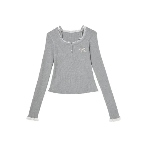 MO VOICE Серые Женские Футболки