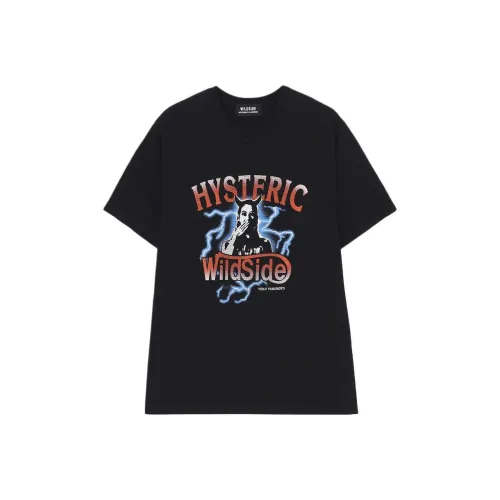 Yohji Yamamoto x HYSTERIC GLAMOUR SS25 T-Shirt Унисекс Черный