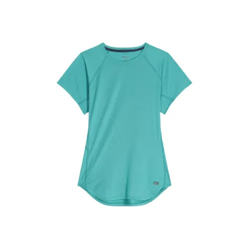 Outdoor Research Argon Короткий рукав Tee T-рубашка Женская Зеленая