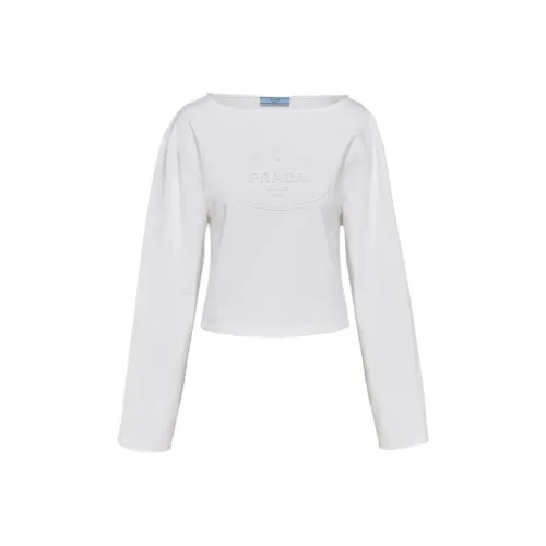 PRADA Белые Женские Футболки