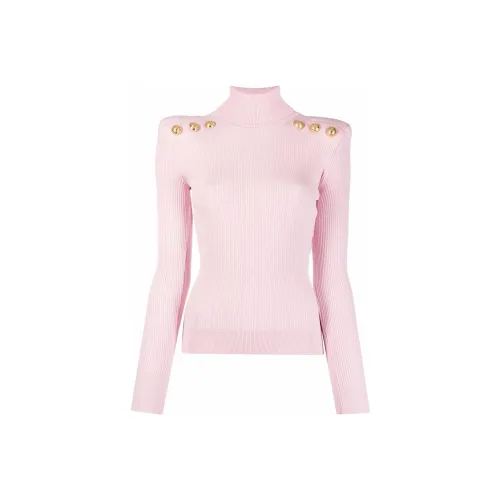 BALMAIN Розовые Женские Свитеры