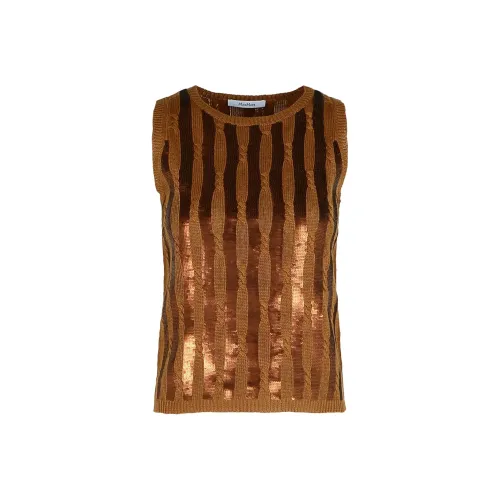 MaxMara Коричневые Женские Майки