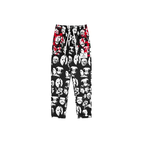 BKCXZICE Прямой крой Casual Sports Брюки Мужские Черные