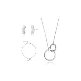 Серьги-звезды, комплект из трех предметов