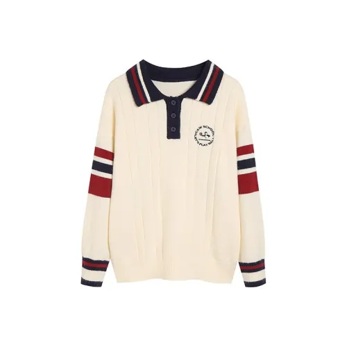 Ice cream and whale Панда Свитер Женские Свитеры