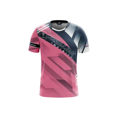 CORALIAN Бадминтон Джерси Унисекс Розовый