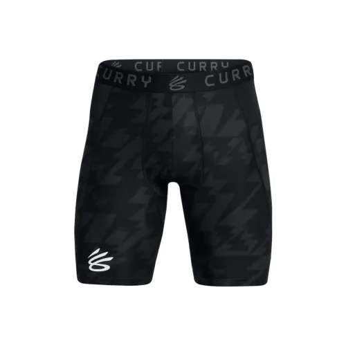 Under Armour Curry HeatGear Спортивные шорты Мужские Темно-серый Черный