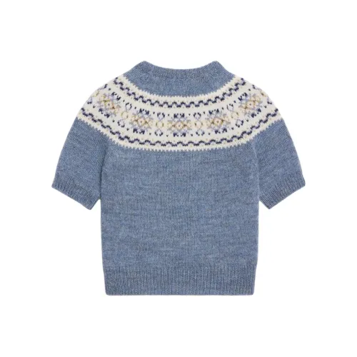 CELINE SS24 Свитер Женский Светло-Синий