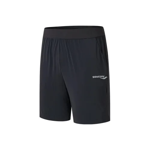 Saucony Глубокий Черный Мужские Спортивные Шорты