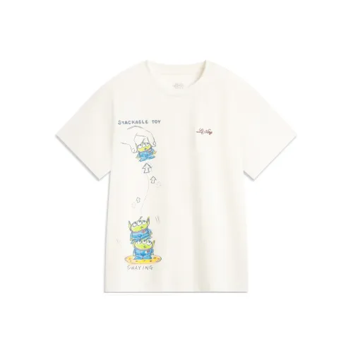 LiNing x Disney T-Shirt Женская Айвори
