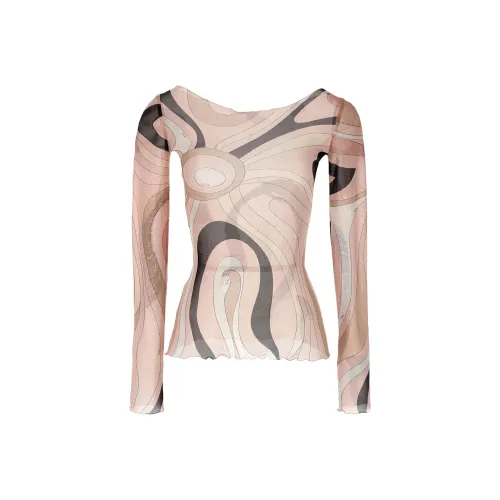 EMILIO PUCCI SS25 T-рубашка Женская Розовая