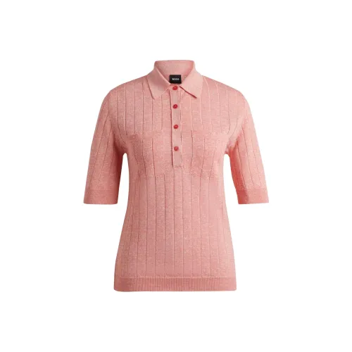 HUGO BOSS Розовые Женские Свитеры