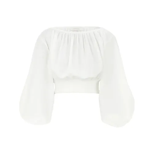 Zimmermann SS25 CROP TOP Женские Сливочный