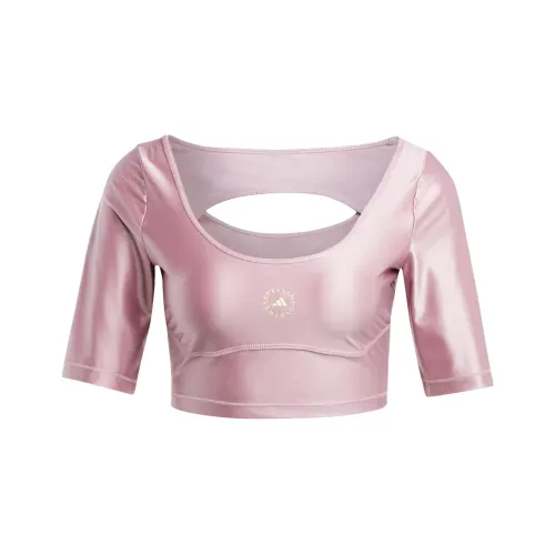 Adidas x Stella McCartney КРОП ТОП КРОП ТОП Женский Розовый