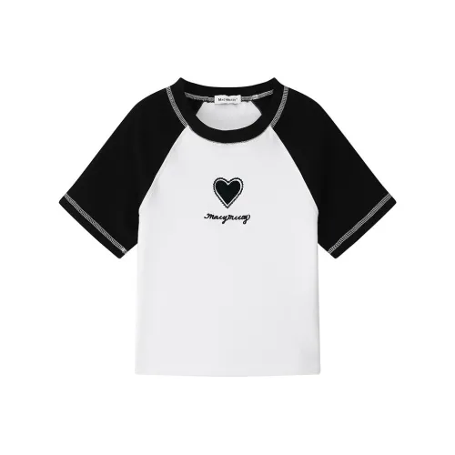 MacyMccoy Черный Женские Короткие Топы