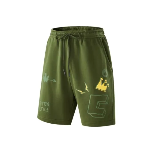 NBA SS24 Баскетбольные шорты Унисекс Армейский зеленый