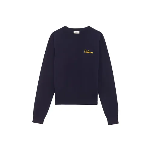 CELINE FW21 Свитер Женский Морской Синий