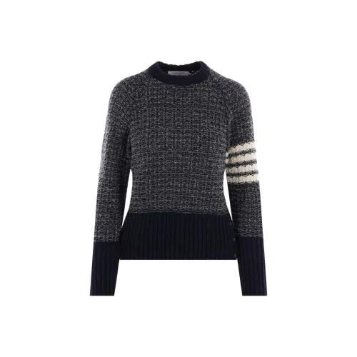 THOM BROWNE Морской синий Женские Свитеры