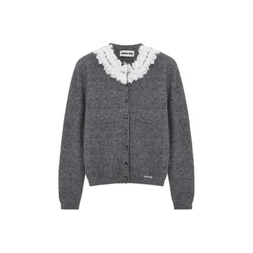 SHUSHUTONG FW24 Свитер Женский Серый