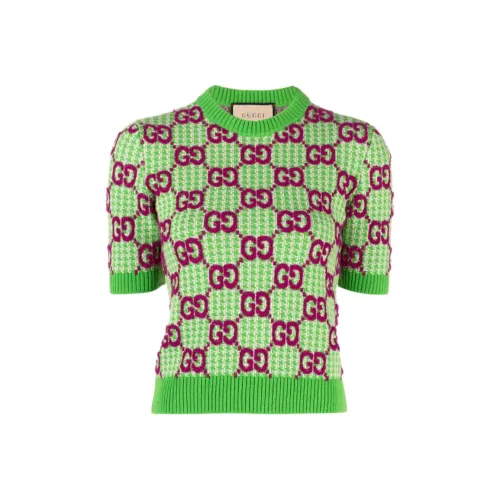 GUCCI SS23 Свитер Женский Светло-Зеленый