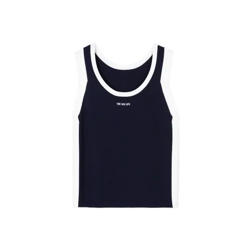 THE SEA LIFE Майка Женская Сумеречный Синий