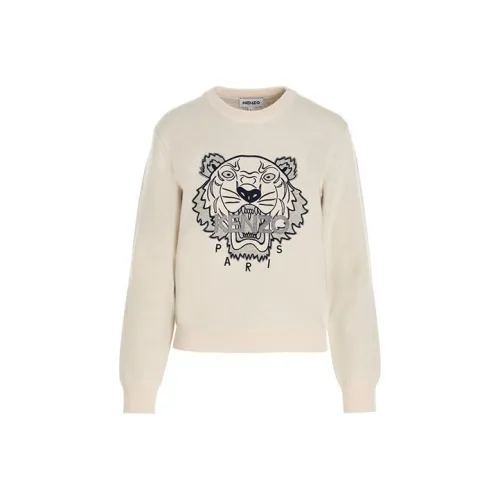 KENZO Экрю Женские Свитеры