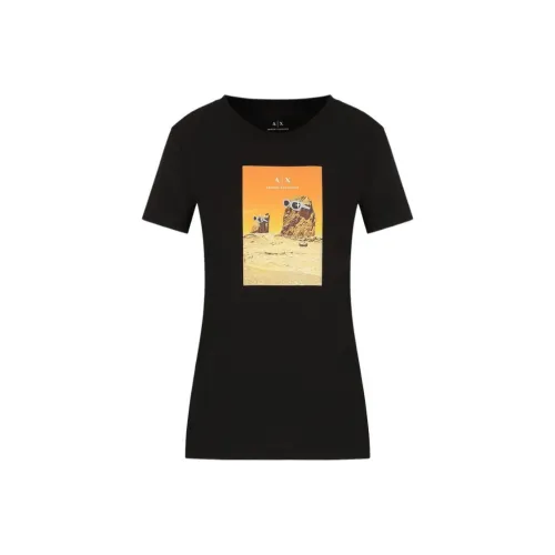 ARMANI EXCHANGE Черные Женские Футболки