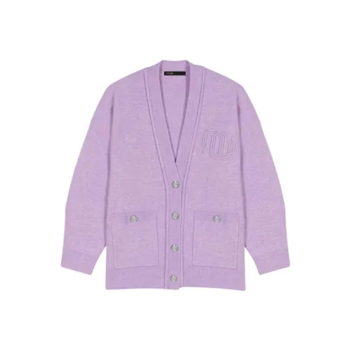 Maje Свитер Женский Светло-фиолетовый