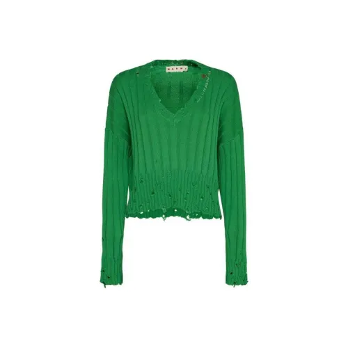 MARNI Зеленые Женские Свитеры