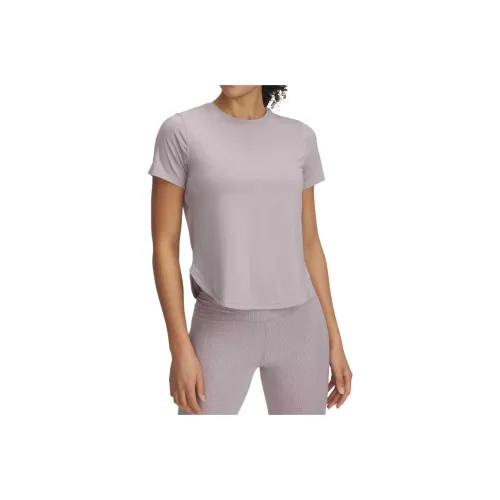 Under Armour Launch Elite Стандартная футболка Женская Светло-фиолетовая