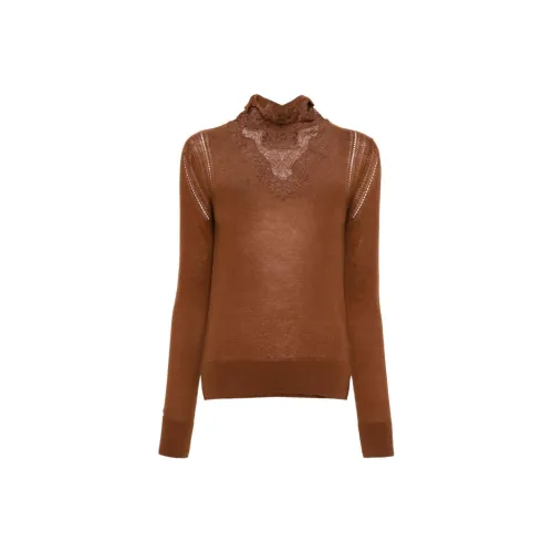 ERMANNO SCERVINO SS24 Свитер Женский Коричневый