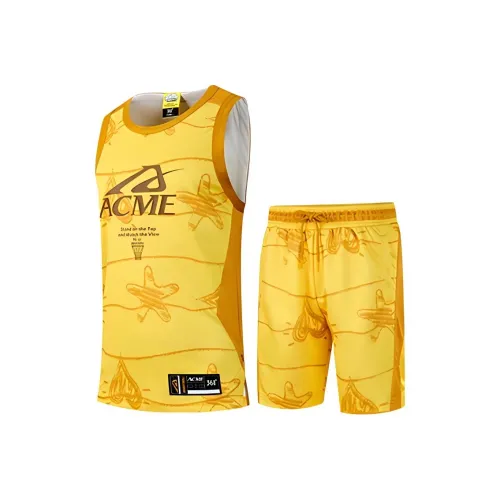 361° Баскетбольный костюм мужской ананас желтый светло-коричневый