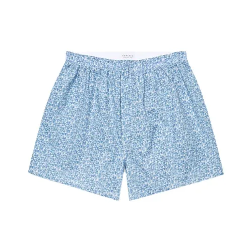 SUNSPEL SS24 Повседневные шорты Мужские Синие