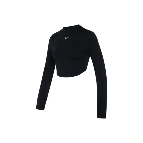 NIKE Черные Женские Короткие Топы