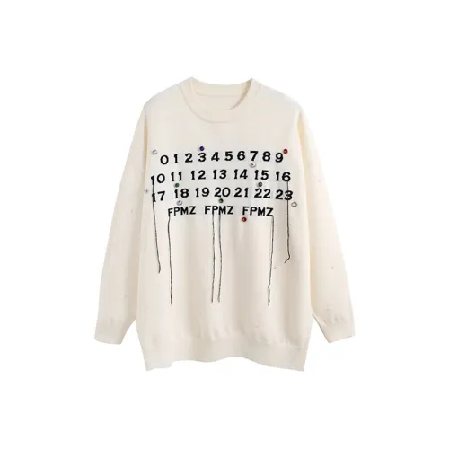FPMZ Сливочный Унисекс Свитеры