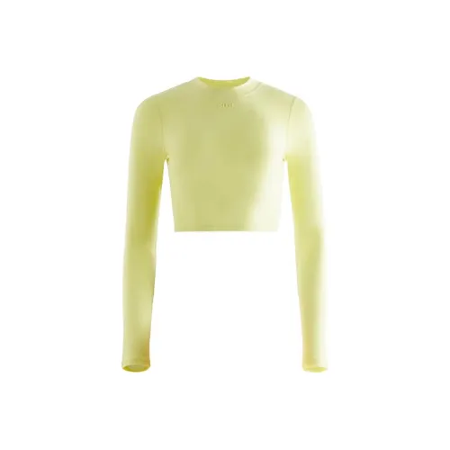 Kith Желтые Женские Короткие Топы