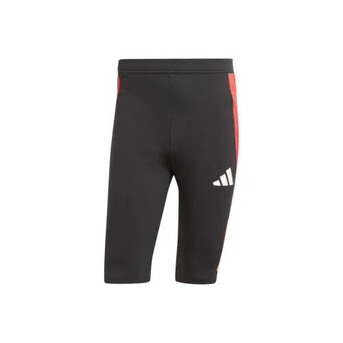 Adidas Tiro 24 Спортивные шорты Мужские Черный Топ Солнечно-красный