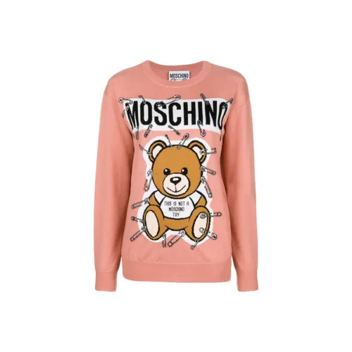 MOSCHINO Розовые Женские Свитеры