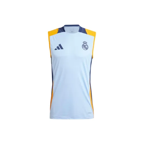 Adidas Real Madrid C.F Футбол Джерси Мужской Глянцевый Покрытие Синий