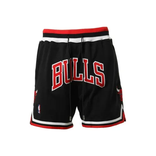 Mitchell Ness x JUST DON Баскетбольные шорты Унисекс Черный Красный