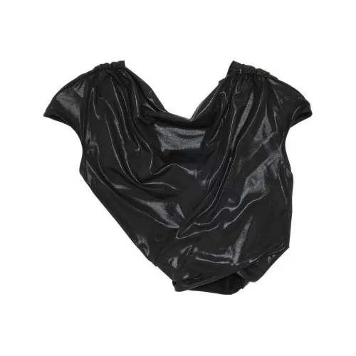 RICK OWENS Черный Женские Короткие Топы