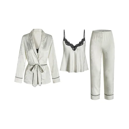 LUYOUYE Светло-абрикосовый THREE Piece Набор Женские Пижамные комплекты