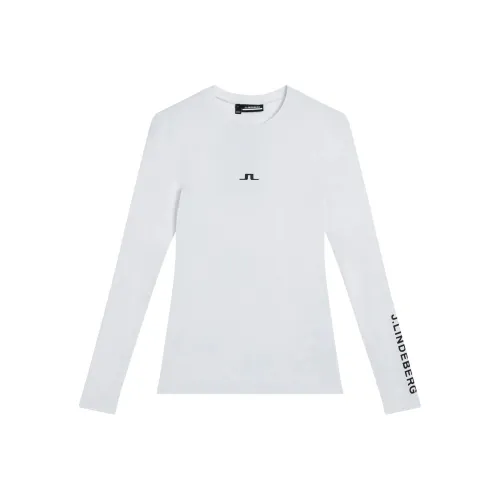 J.Lindeberg TEKLA Круглый вырез Топ T Рубашка Женская Белая