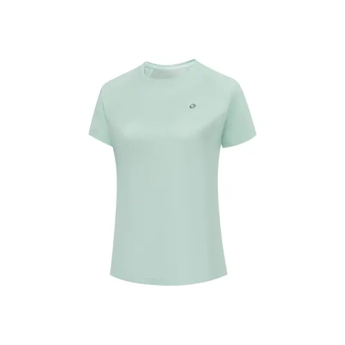 QIAODAN T-рубашка Женская Ветер Бирюзовый