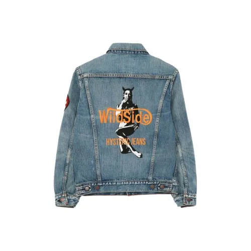 Yohji Yamamoto x HYSTERIC GLAMOUR SS25 Куртки и Пальто Унисекс Синий